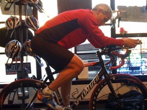 Rider's position on the bike before fitting